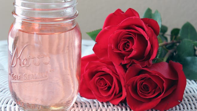 Homemade rose syrup is simple to make and adds a fresh touch to familiar cocktails.