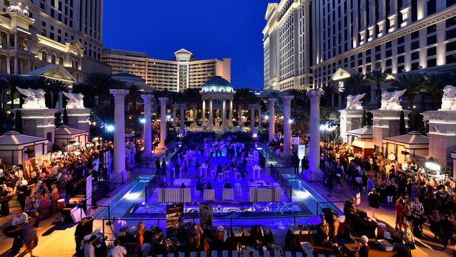 Nevada's annual Vegas Uncork'd by Bon Appetit returns to Las Vegas, April 27-30 with celebrity chefs, more than 30 events, and the grand tasting at Caesars Palace's Garden of the Gods pool.