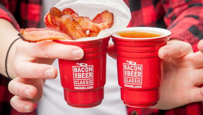The traveling Bacon and Beer Classic lands in Minnesota on April 15. Try unlimited bacon creations and craft beer at Minneapolis' Nicollet Island Pavilion.