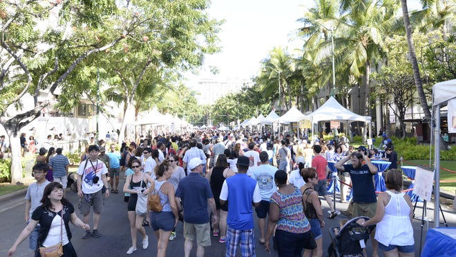 Hawaii's 15th annual SPAM Jam takes place on Honolulu's Waikiki beach on April 29. More than 15 area restaurants serve their takes on SPAM with live entertainment and other vendors.