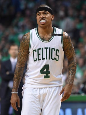 Boston Celtics guard Isaiah Thomas.