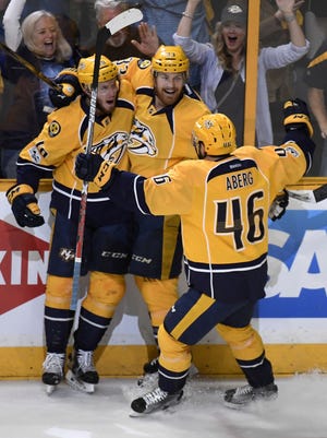 Nashville Predators center Colton Sissons scored three times to propel his team into the Stanley Cup Final.