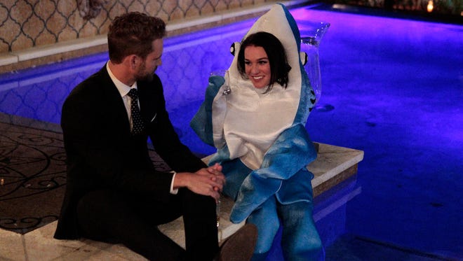 Alexis, an aspiring dolphin trainer, kept her costume on for the entirety of the first episode of "The Bachelor" with Nick Viall.