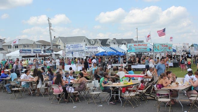 The New Jersey Seafood Festival takes over Belmar's Silver Lake Park, May 19-21 with seafood and craft vendors, a wine and beer tent, live music, activities and contests.