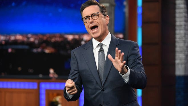 Colbert completely re-wrote his Tuesday night monologue after Trump's midday press conference.