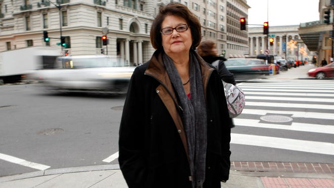 Elouise Cobell, Blackfeet Tribal community leader and activist for Native Americans, was awarded the Presidential Medal of Freedom posthumously. She is pictured in Washington, D.C., in 2009.