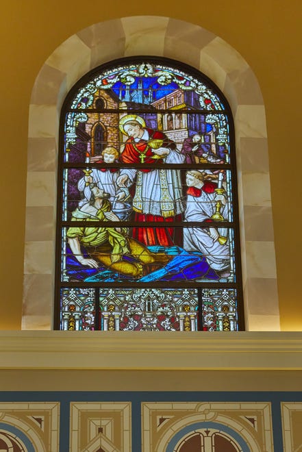 St. Charles Parish, a Roman Catholic church in Hartland, just opened its new church. Its features include many windows with stained glass. The church opened in April.